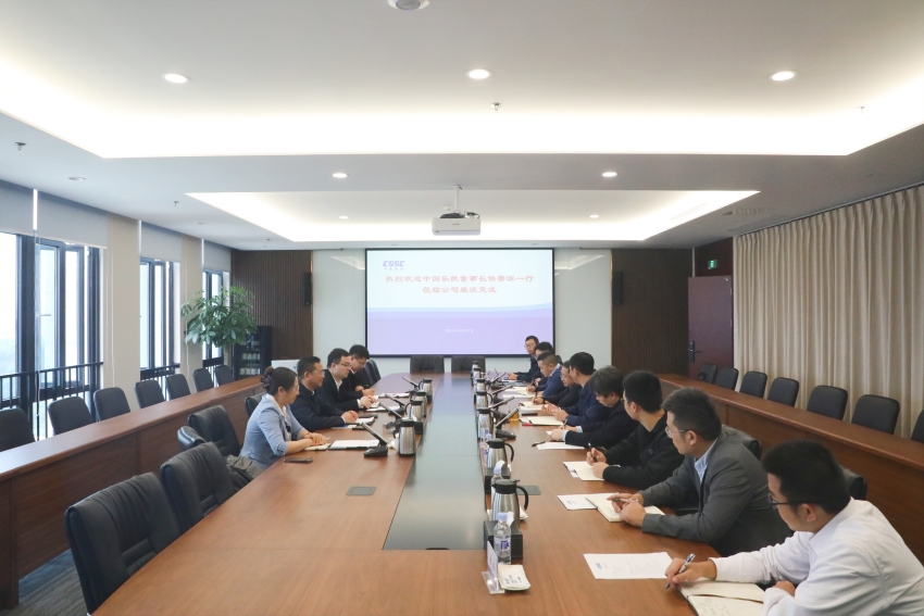 侯景滨到中国船舶重庆公司走访交流