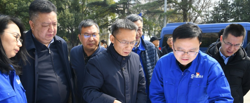 集团公司党组成员、总会计师陈林到乐凯华光调研